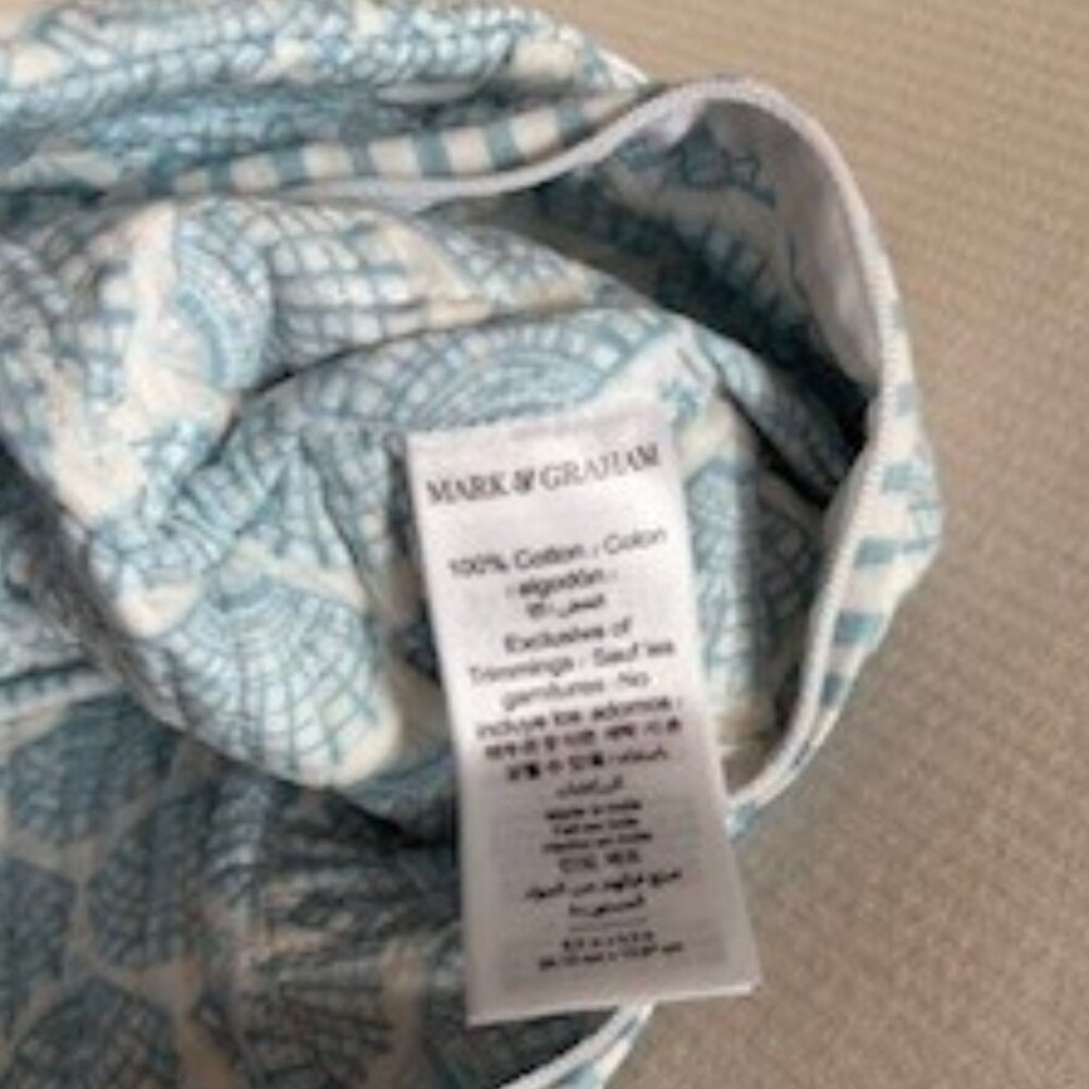 Mark & Graham- Block Print Travel Pouch Set- Sky … - image 3